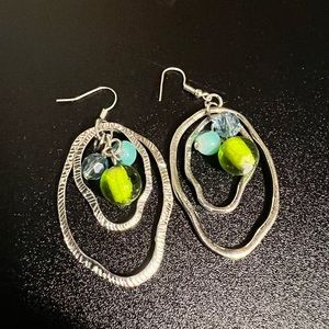 CJ Banks Silver Earrings